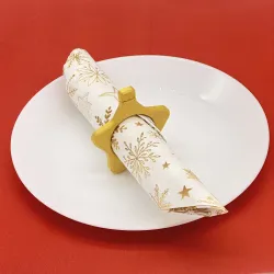 Obrączka na serwetki - gwiazdka